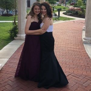 Black and white Mori Lee Formal Dress